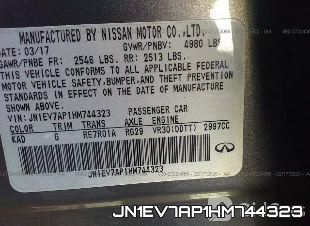 JN1EV7AP1HM744323 фото 10