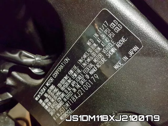 JS1DM11BXJ2100179 фото 2