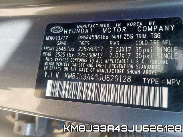 KM8J33A43JU626128 фото 2