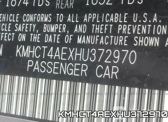 KMHCT4AEXHU372970 фото 10