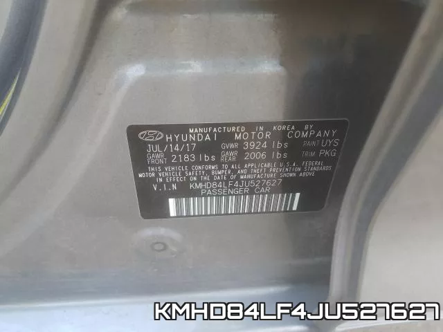 KMHD84LF4JU527627 фото 2