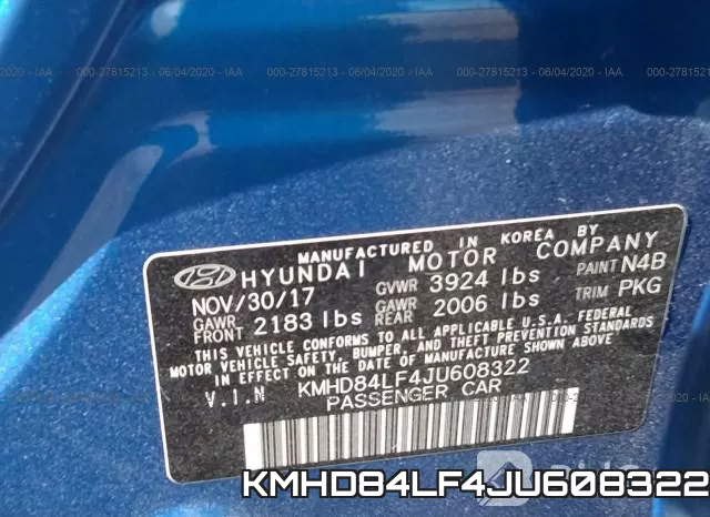 KMHD84LF4JU608322 фото 10