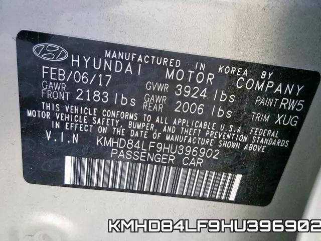 KMHD84LF9HU396902 фото 2