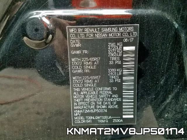 KNMAT2MV8JP501174 фото 2