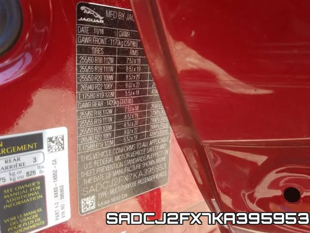 SADCJ2FX7KA395953 фото 2