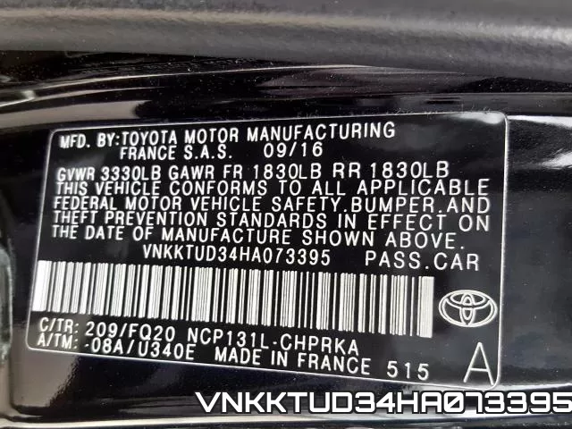 VNKKTUD34HA073395 фото 2