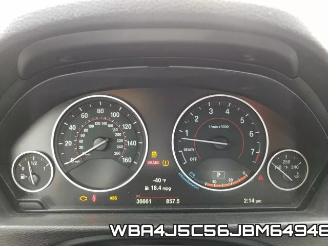 WBA4J5C56JBM64948 фото 9