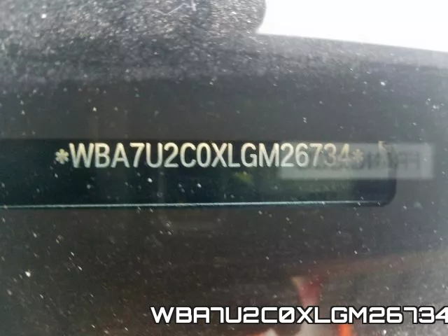 WBA7U2C0XLGM26734 фото 2