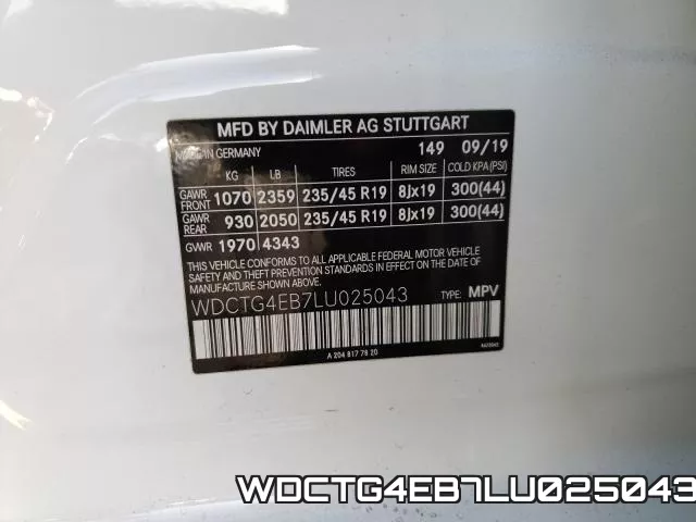 WDCTG4EB7LU025043 фото 2