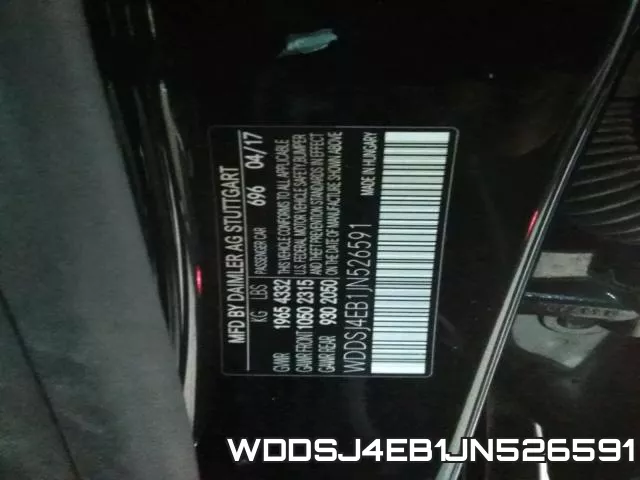 WDDSJ4EB1JN526591 фото 2