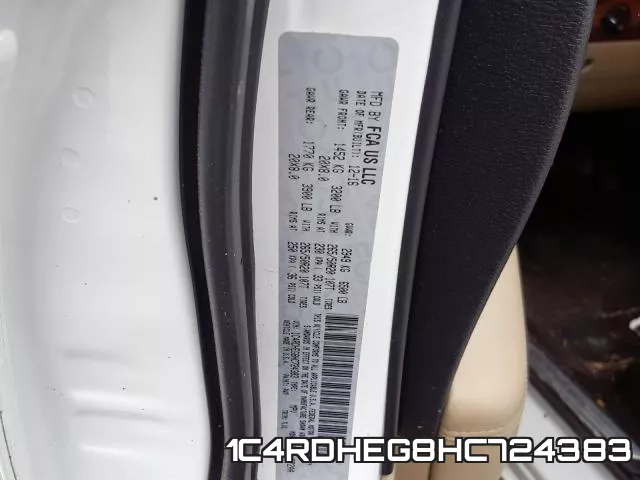 1C4RDHEG8HC724383 фото 2