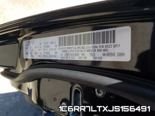 1C6RR7LTXJS156491 фото 2