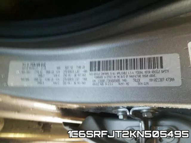 1C6SRFJT2KN505495 фото 2
