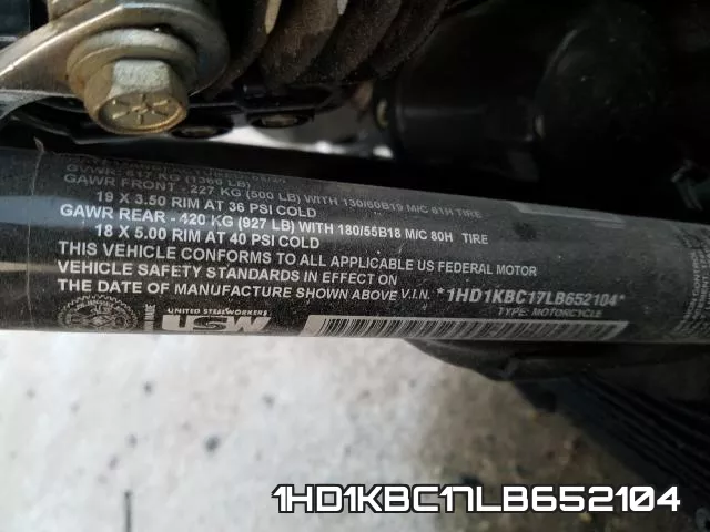 1HD1KBC17LB652104 фото 2