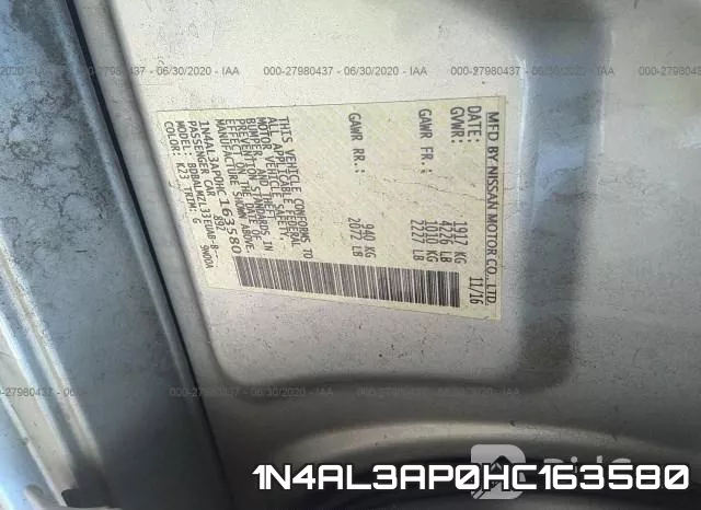 1N4AL3AP0HC163580 фото 10