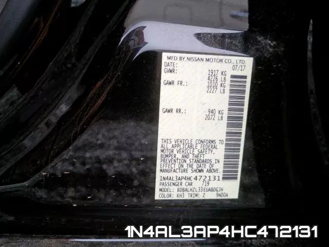1N4AL3AP4HC472131 фото 2