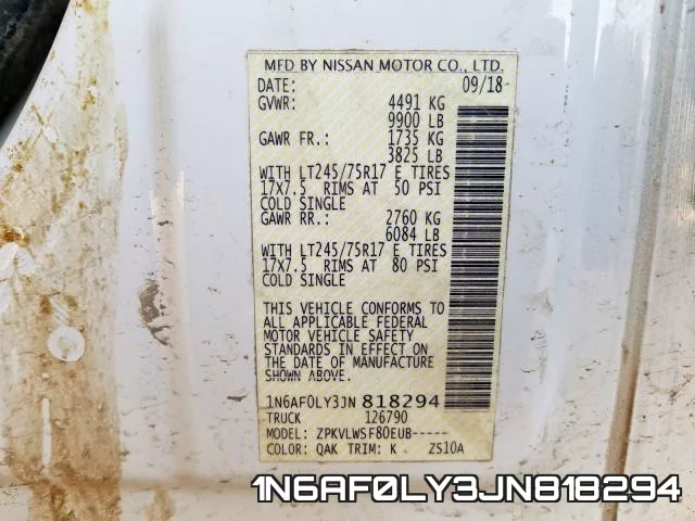 1N6AF0LY3JN818294 фото 2