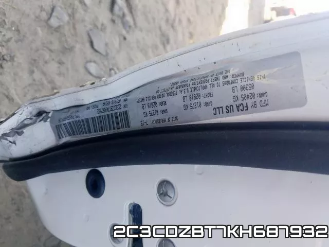 2C3CDZBT7KH687932 фото 2
