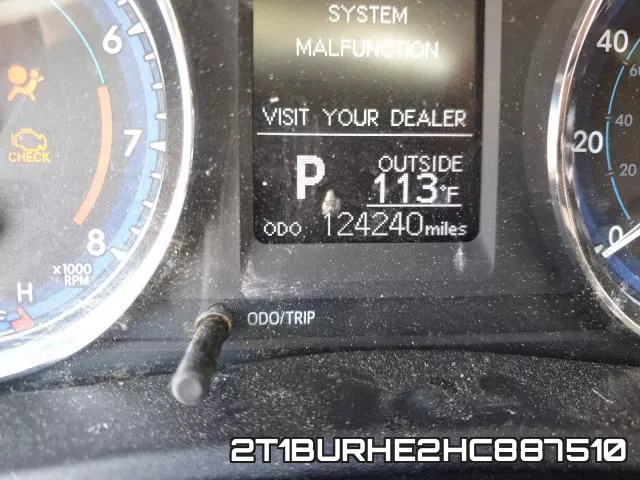 2T1BURHE2HC887510 фото 9