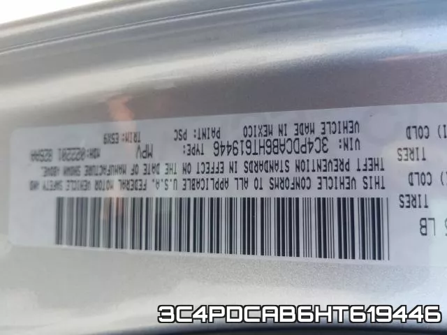3C4PDCAB6HT619446 фото 2