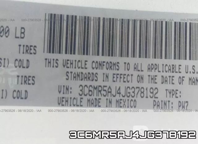 3C6MR5AJ4JG378192 фото 10