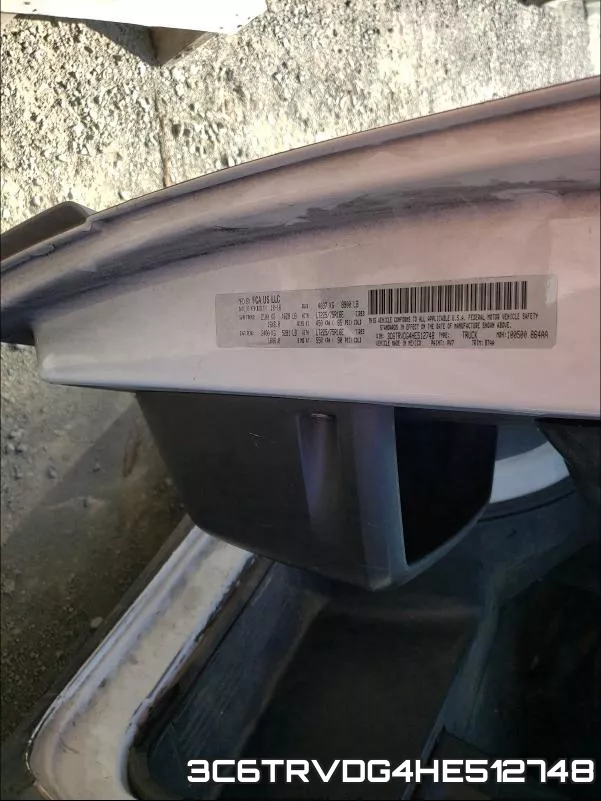 3C6TRVDG4HE512748 фото 2