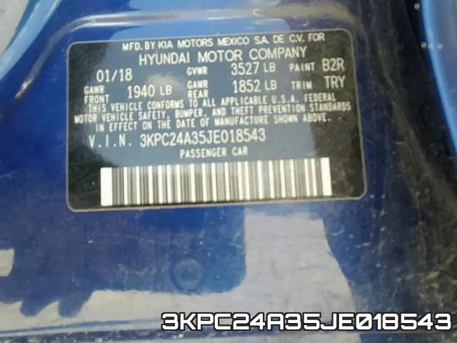 3KPC24A35JE018543 фото 2