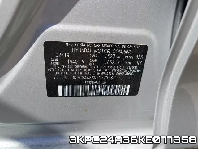 3KPC24A36KE077358 фото 2