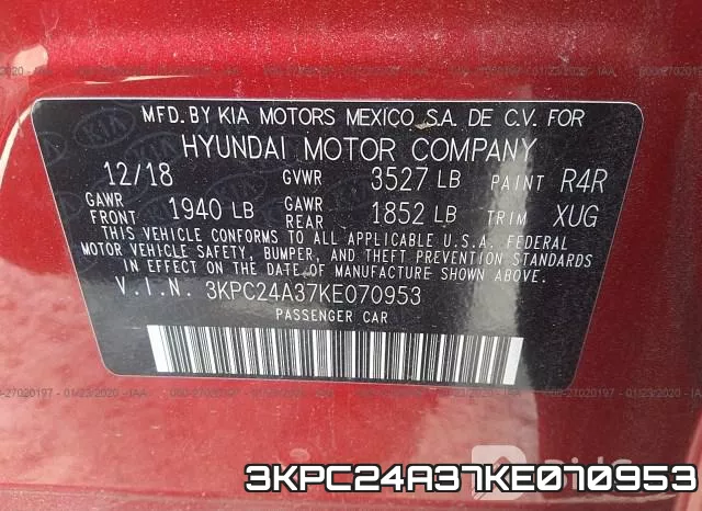 3KPC24A37KE070953 фото 10