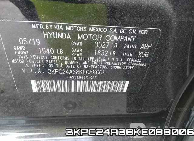 3KPC24A38KE088006 фото 10
