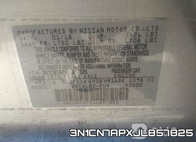 3N1CN7APXJL857825 фото 10