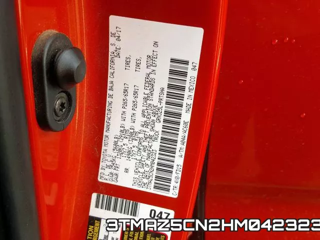 3TMAZ5CN2HM042323 фото 2