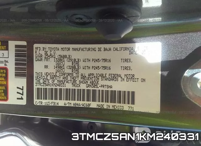 3TMCZ5AN1KM240331 фото 10
