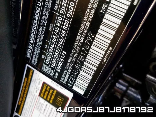 4JGDA5JB7JB178792 фото 2