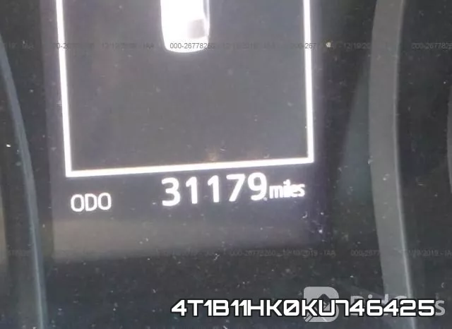 4T1B11HK0KU746425 фото 8
