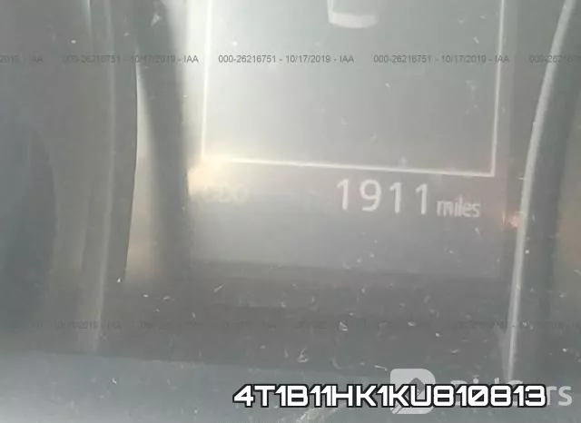 4T1B11HK1KU810813 фото 8