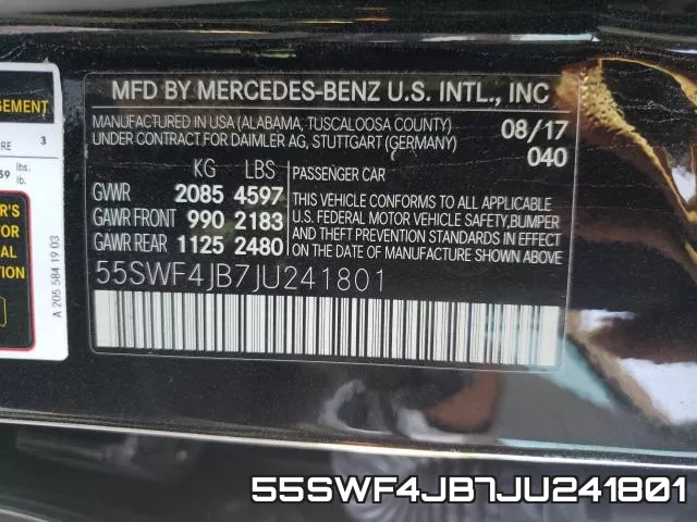 55SWF4JB7JU241801 фото 2