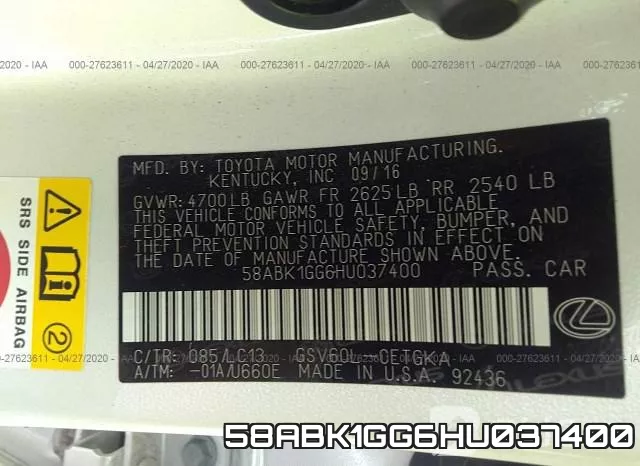 58ABK1GG6HU037400 фото 10