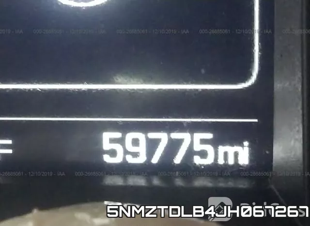 5NMZTDLB4JH067267 фото 8
