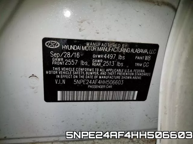 5NPE24AF4HH506603 фото 2