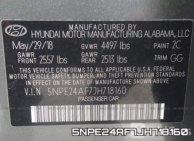 5NPE24AF7JH718160 фото 10