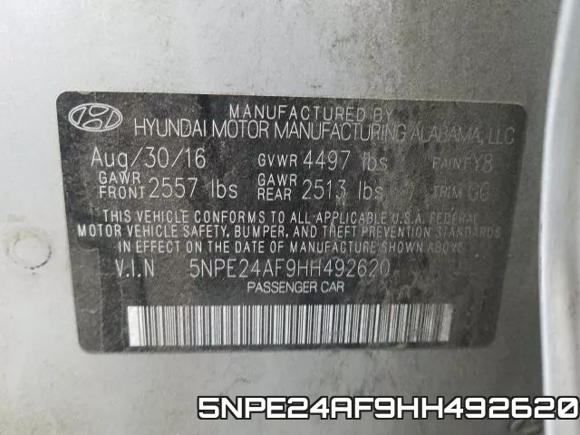 5NPE24AF9HH492620 фото 2
