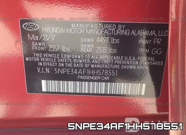 5NPE34AF1HH578551 фото 10