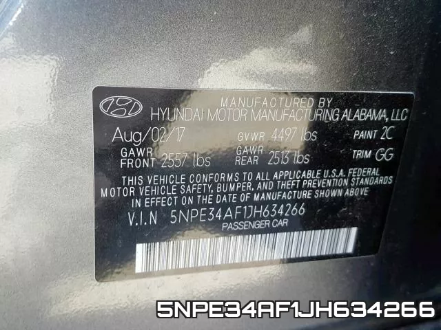 5NPE34AF1JH634266 фото 2