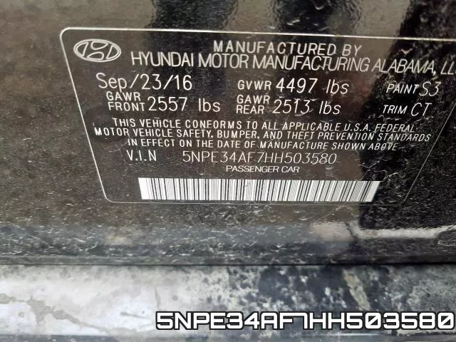 5NPE34AF7HH503580 фото 2