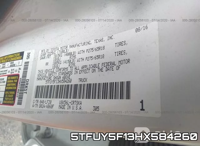 5TFUY5F13HX584260 фото 10