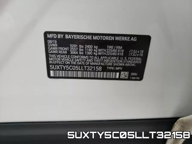 5UXTY5C05LLT32158 фото 2