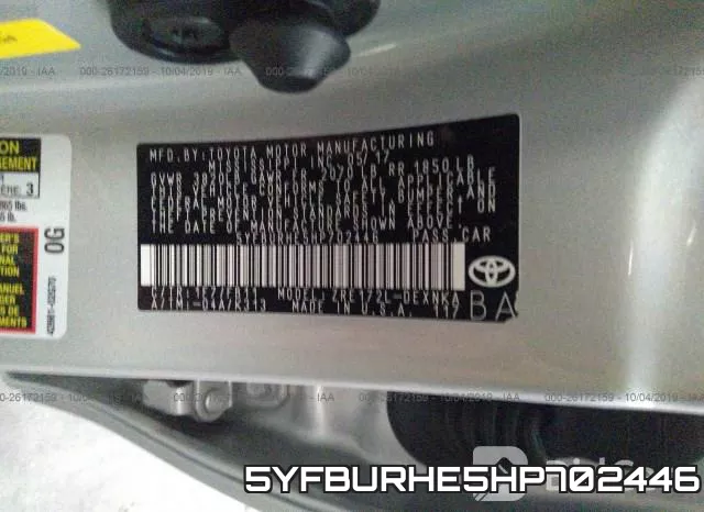 5YFBURHE5HP702446 фото 10