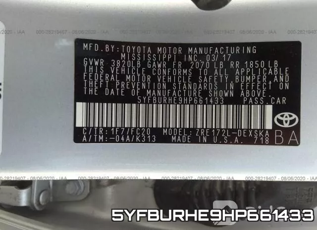5YFBURHE9HP661433 фото 10