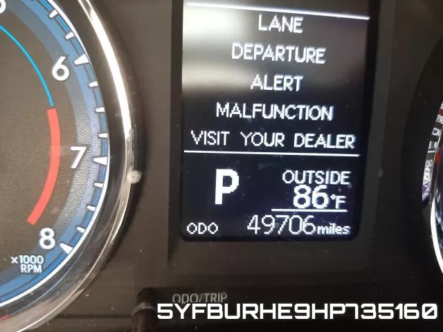 5YFBURHE9HP735160 фото 9